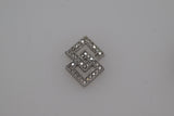 White Gold Stud Earrings