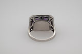 Brazilian Amethyst Diamond Ring