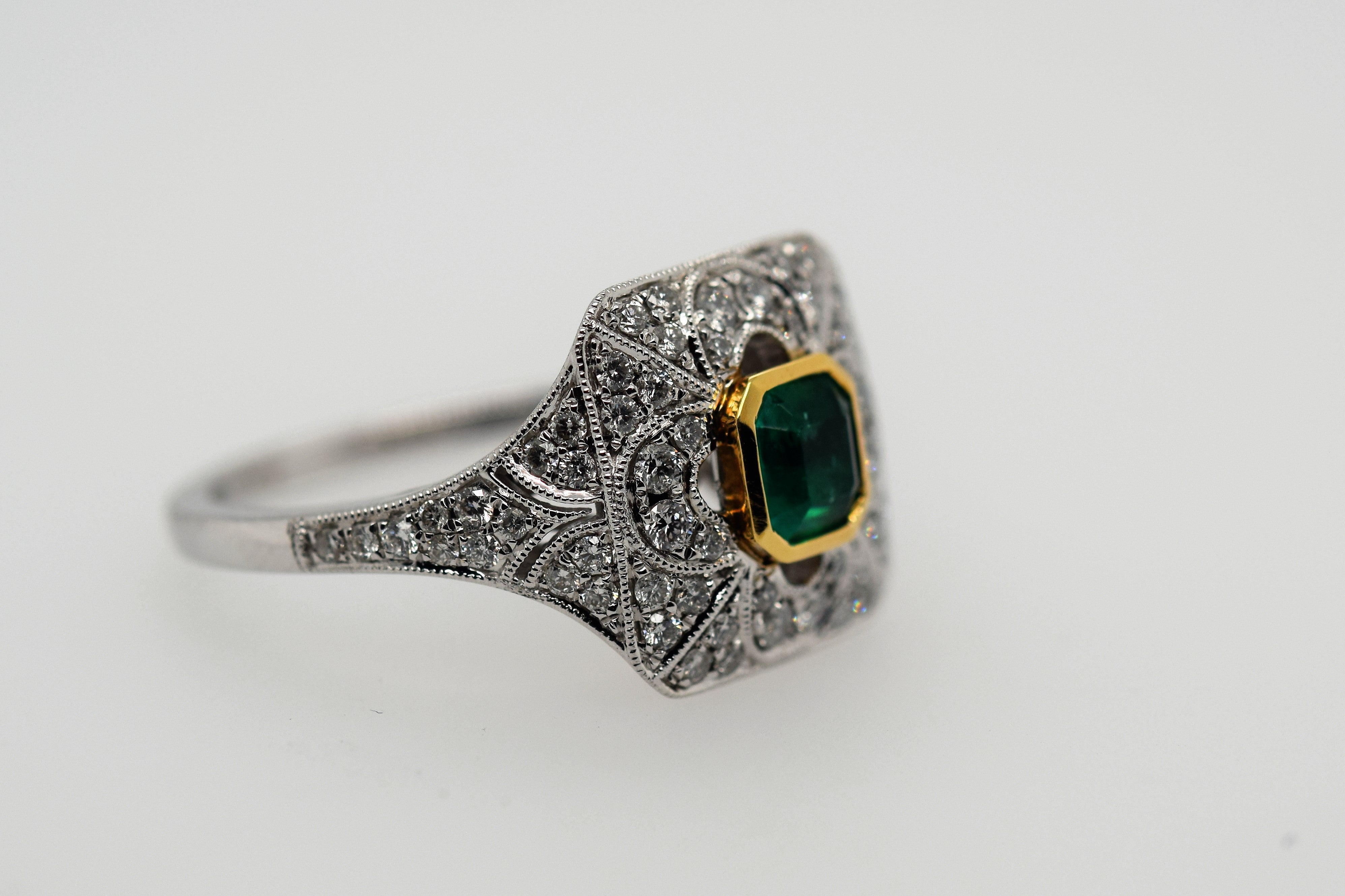Colombian Emerald Ring