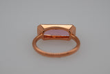 Morganite Diamond Rose Gold Ring
