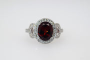 Genuine Garnet Ring