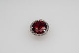 Genuine Garnet Stud Earrings