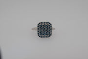 Blue Diamond Ring
