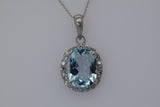 Natural Aquamarine Pendant