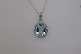 Natural Aquamarine Pendant