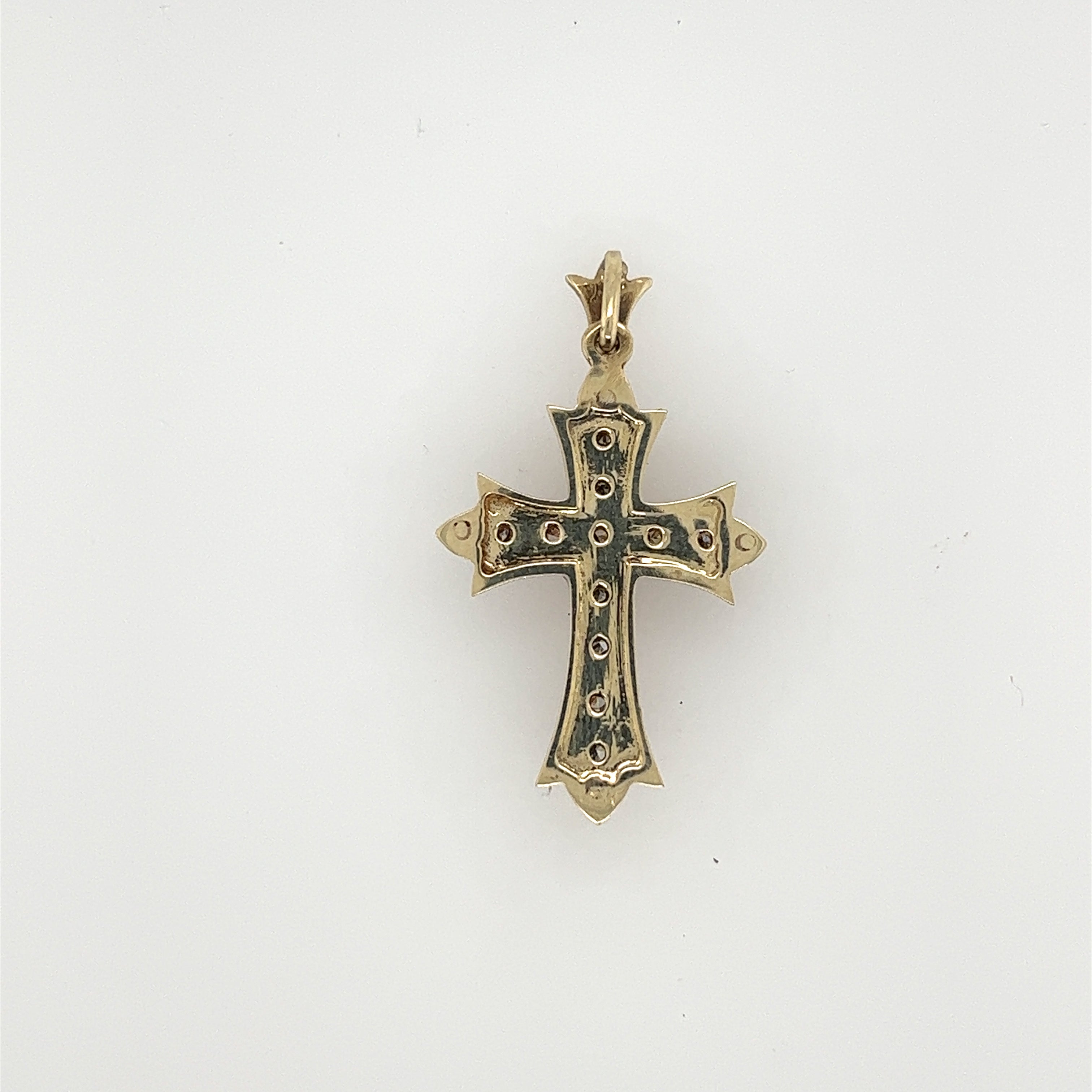 Vintage Gold Cross Pendant