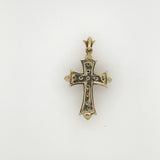 Vintage Gold Cross Pendant