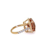 Peach Tourmaline Ring | Rare Ring