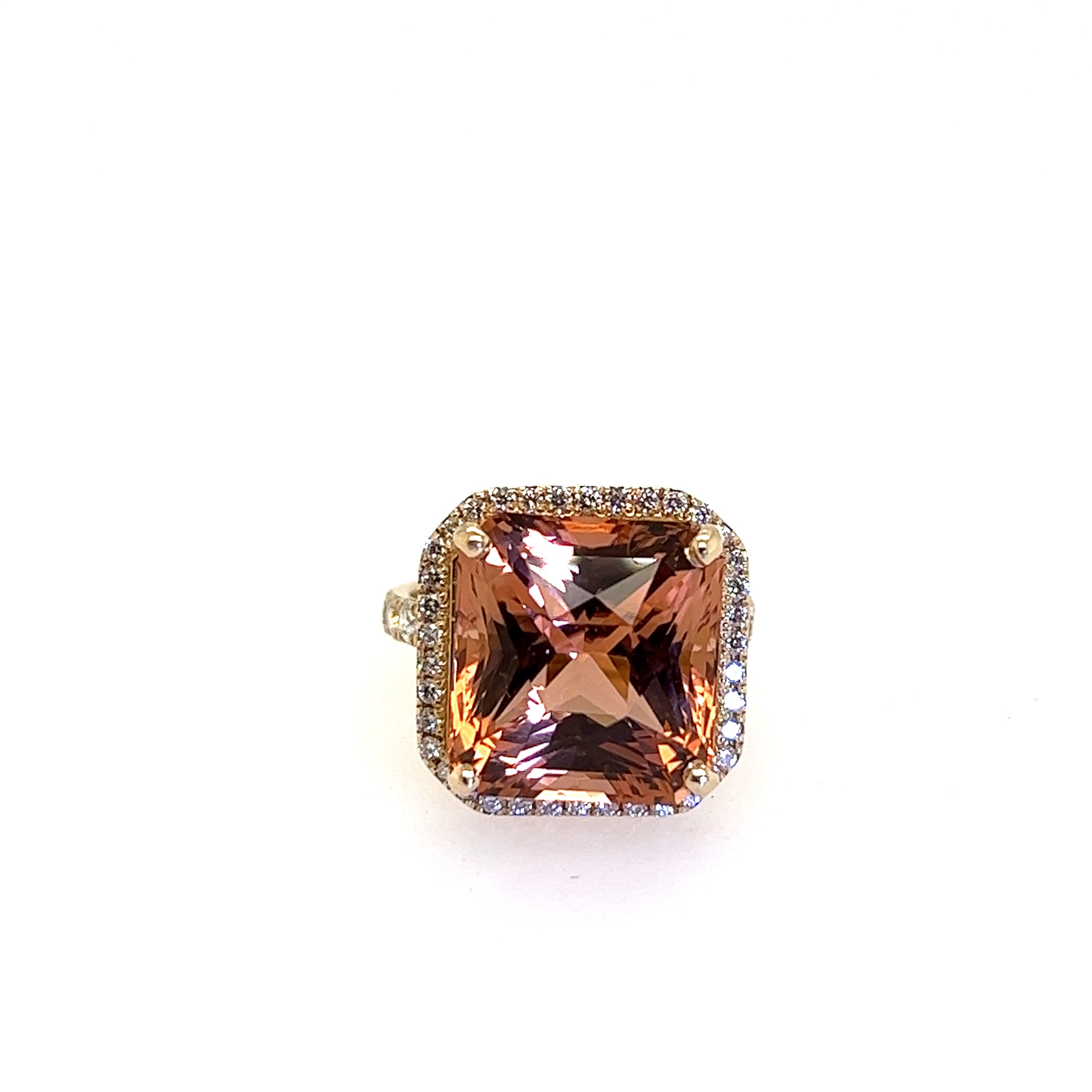 Peach Tourmaline Ring | Rare Ring