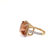 Peach Tourmaline Ring | Rare Ring