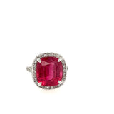 Rare Rubellite Tourmaline Ring