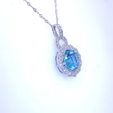 Blue Topaz Necklace
