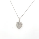 White Gold Heart Pendant