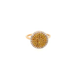 Natural Yellow Diamond Ring
