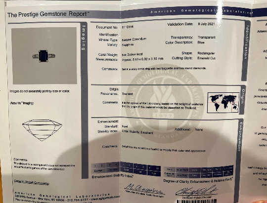 Genuine Sapphire Stone