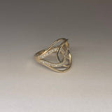 Diamond Gold Ring | Statement Ring | Engagement Ring | Diamond Bands | Women’s Ring| Wedding Band | Stacked Diamonds | Women’s Jewelry