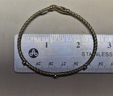 Woven Bracelet | Gold Bracelet |Gold Bangle |Handwoven | Diamond Bracelet | Dainty Bracelet | MinimalistBracelet| Stackable Bangle