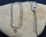 Silver Diamond Pave Necklace | Diamond Necklace | Silver Necklace | MinimalistNecklace | 925 Silver | Women’s Necklace | Pave Se
