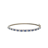 Lab Diamond and Sapphire Bracelet