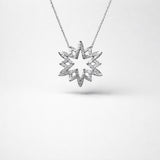 Diamond Snowflake necklace