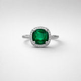 Natural Green Tourmaline Ring