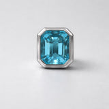 Blue Topaz Custom Ring