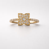 Diamond Flower Ring