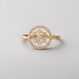 Yellow Gold & Diamond Fashion Ring