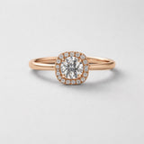 Rose Gold Lab Diamond Ring