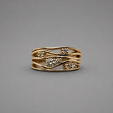 Custom Diamond wide Band