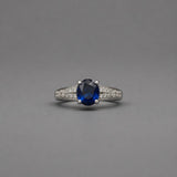 Oval Sapphire Ring