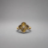 Gold and Diamond Fashion Ring