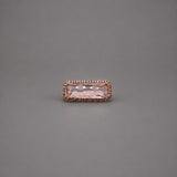 Elongated Emerald Cut Morganite