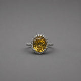 Yellow Garnet Ring
