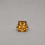 11 Carat Citrine Ring