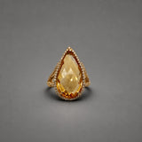 Pear Shaped Citrine 9 Carats