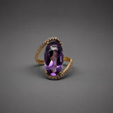 Oval Amesthyst Ring