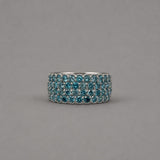 Lab Blue Diamond Band