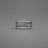 Custom Diamond Flower Vine Ring