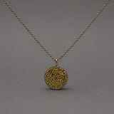 Yellow Diamond Pave Pendant