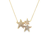 Starfish Pave Necklace