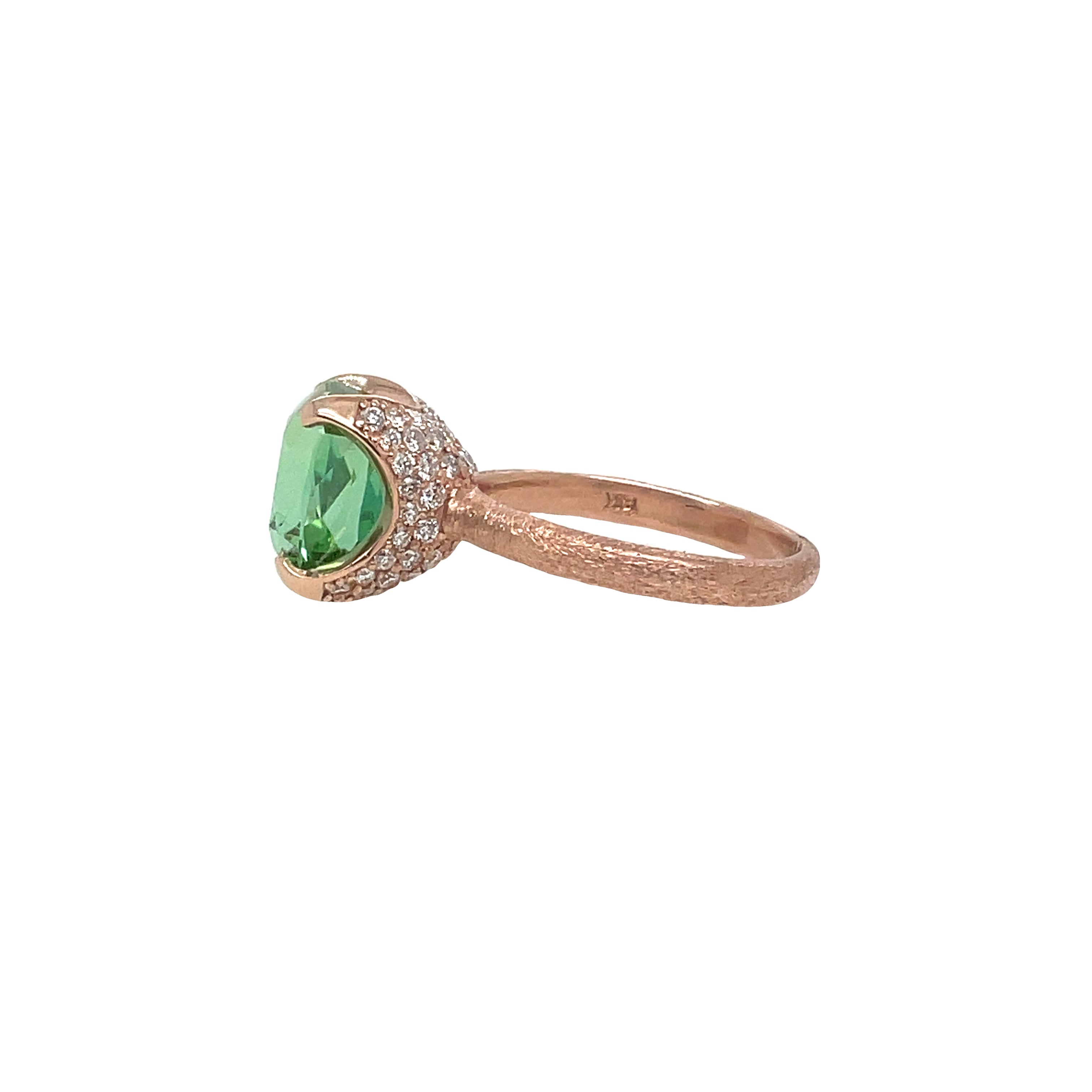 Exquisite Green Tourmaline Ring