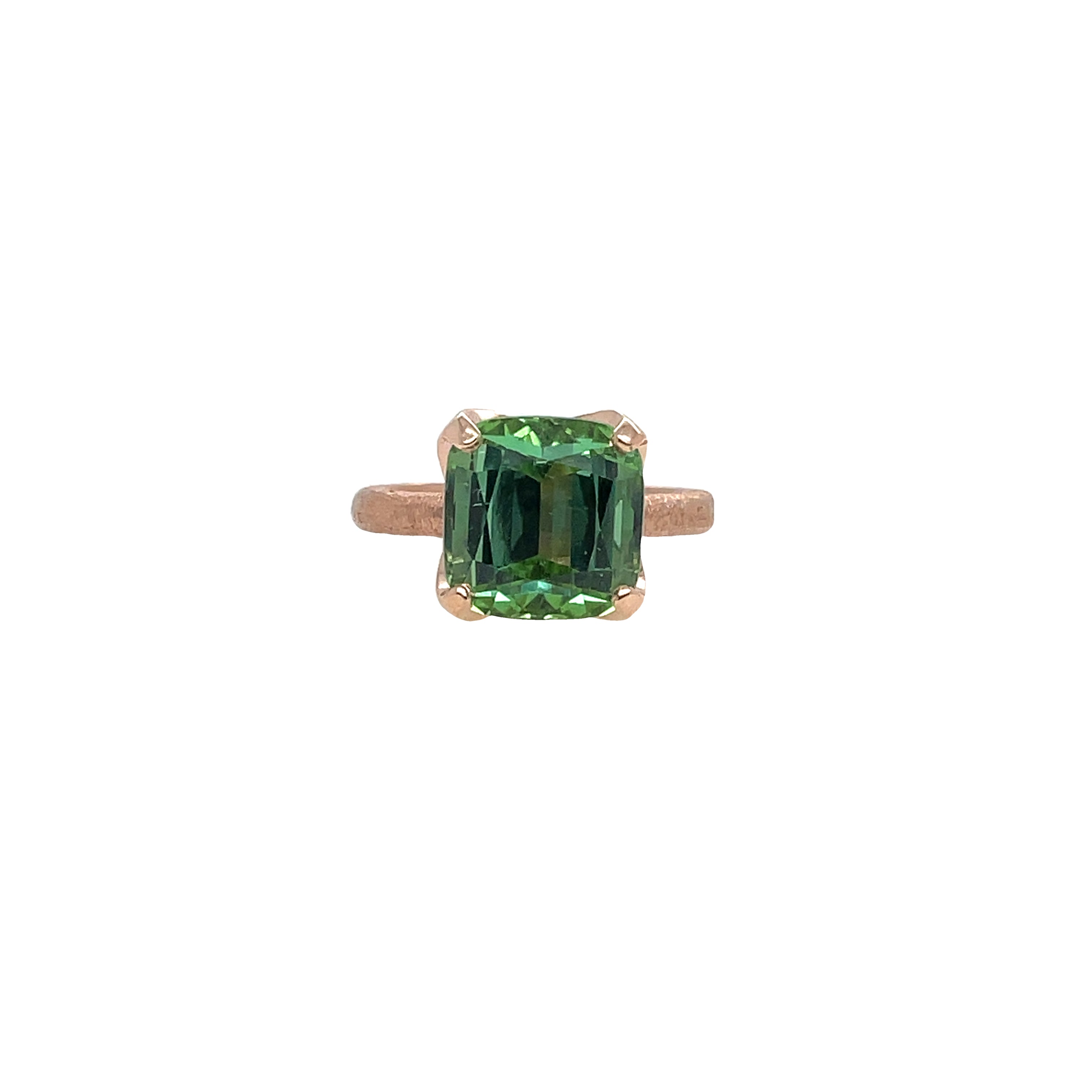 Exquisite Green Tourmaline Ring