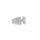 Pave White Gold Band