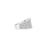 Pave White Gold Band