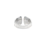 Pave White Gold Band