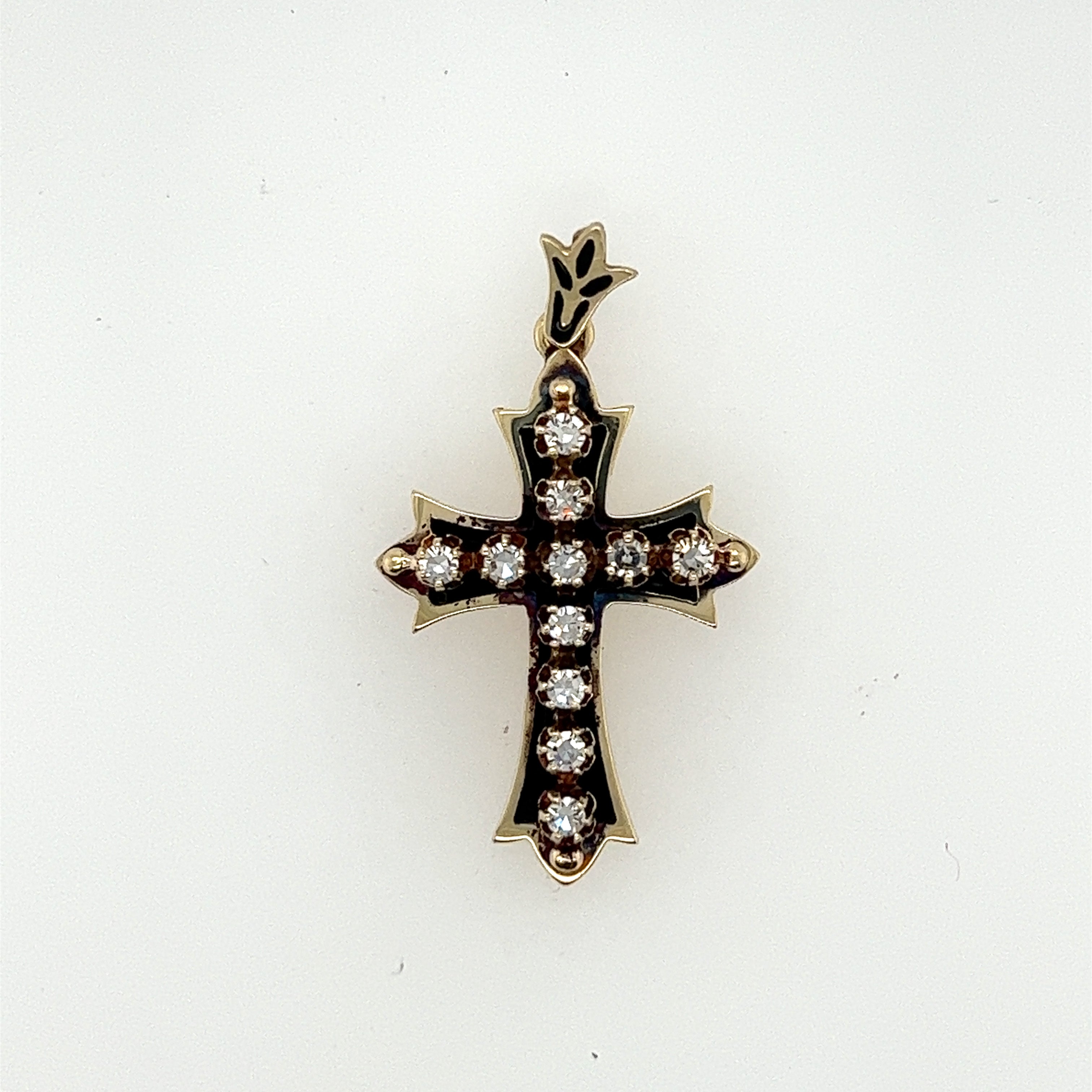 Vintage Gold Cross Pendant