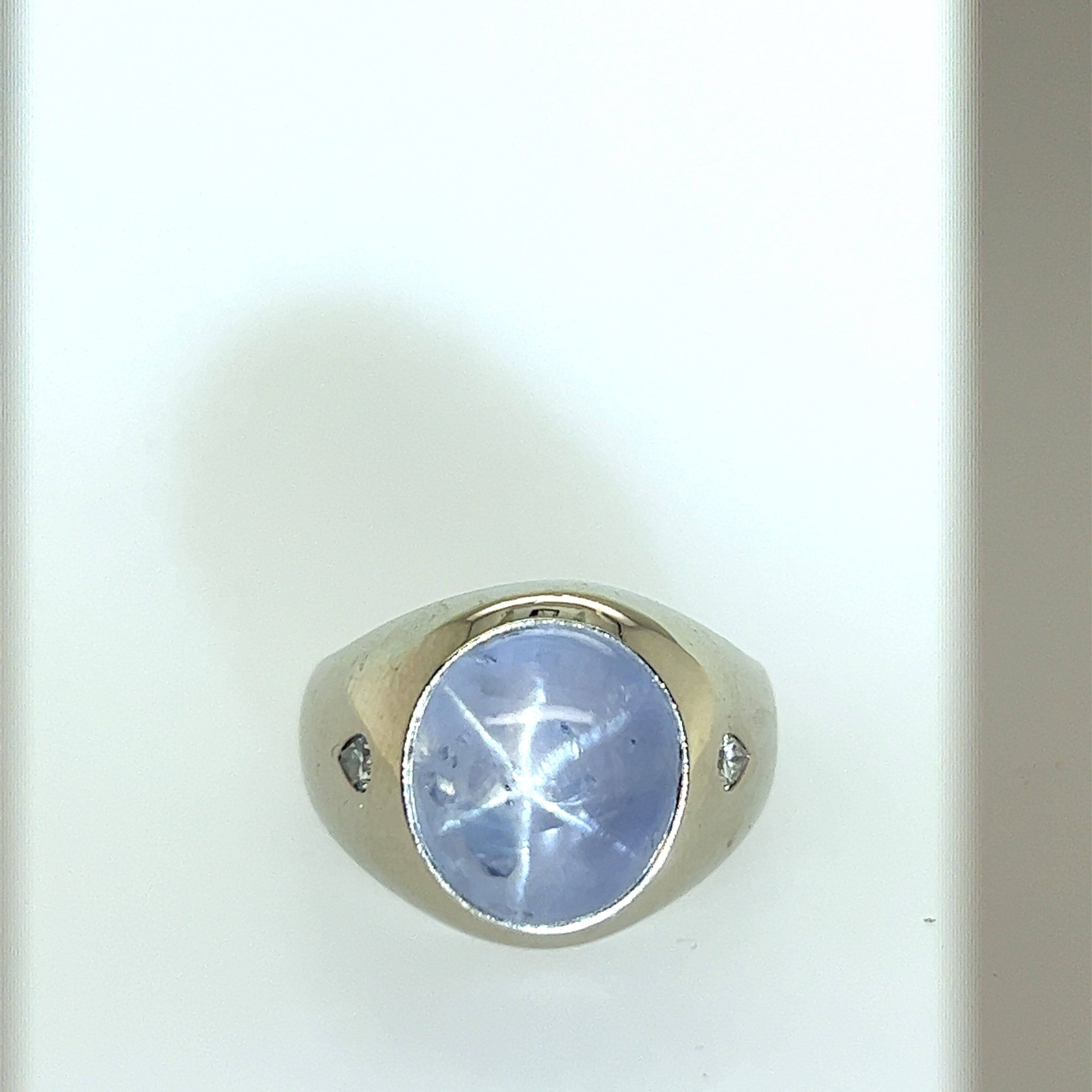 Vintage Blue Star Sapphire Ring