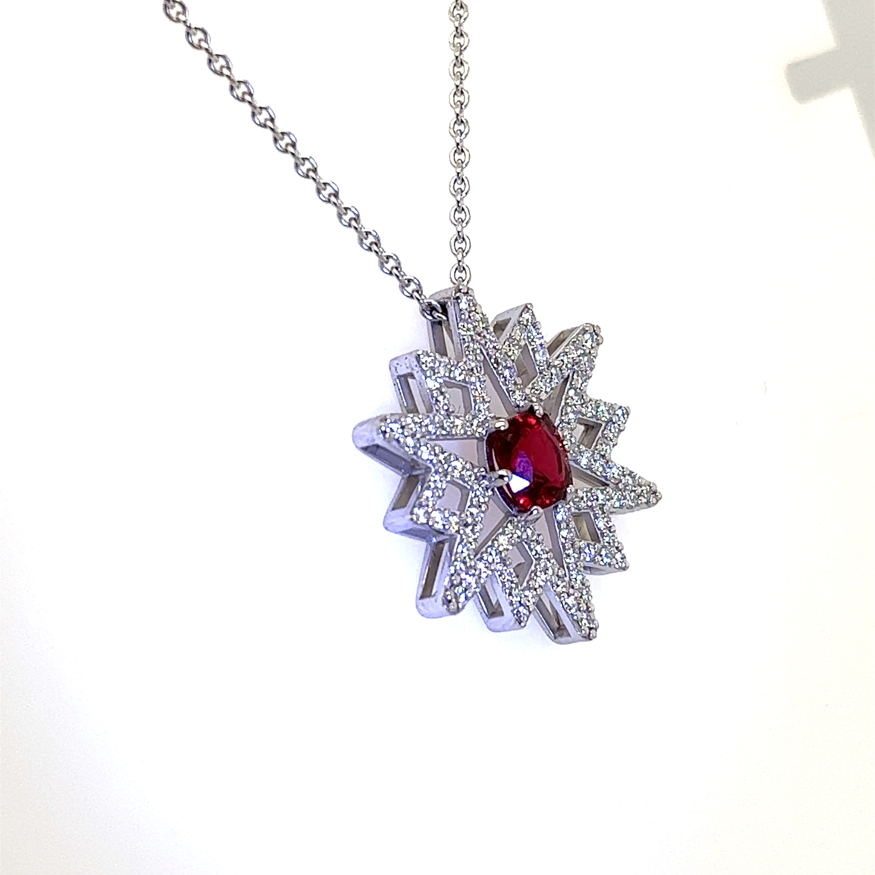 Red Spinel Necklace