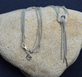 Silver Diamond Pave Necklace | Diamond Necklace | Silver Necklace | MinimalistNecklace | 925 Silver | Women’s Necklace | Pave Se